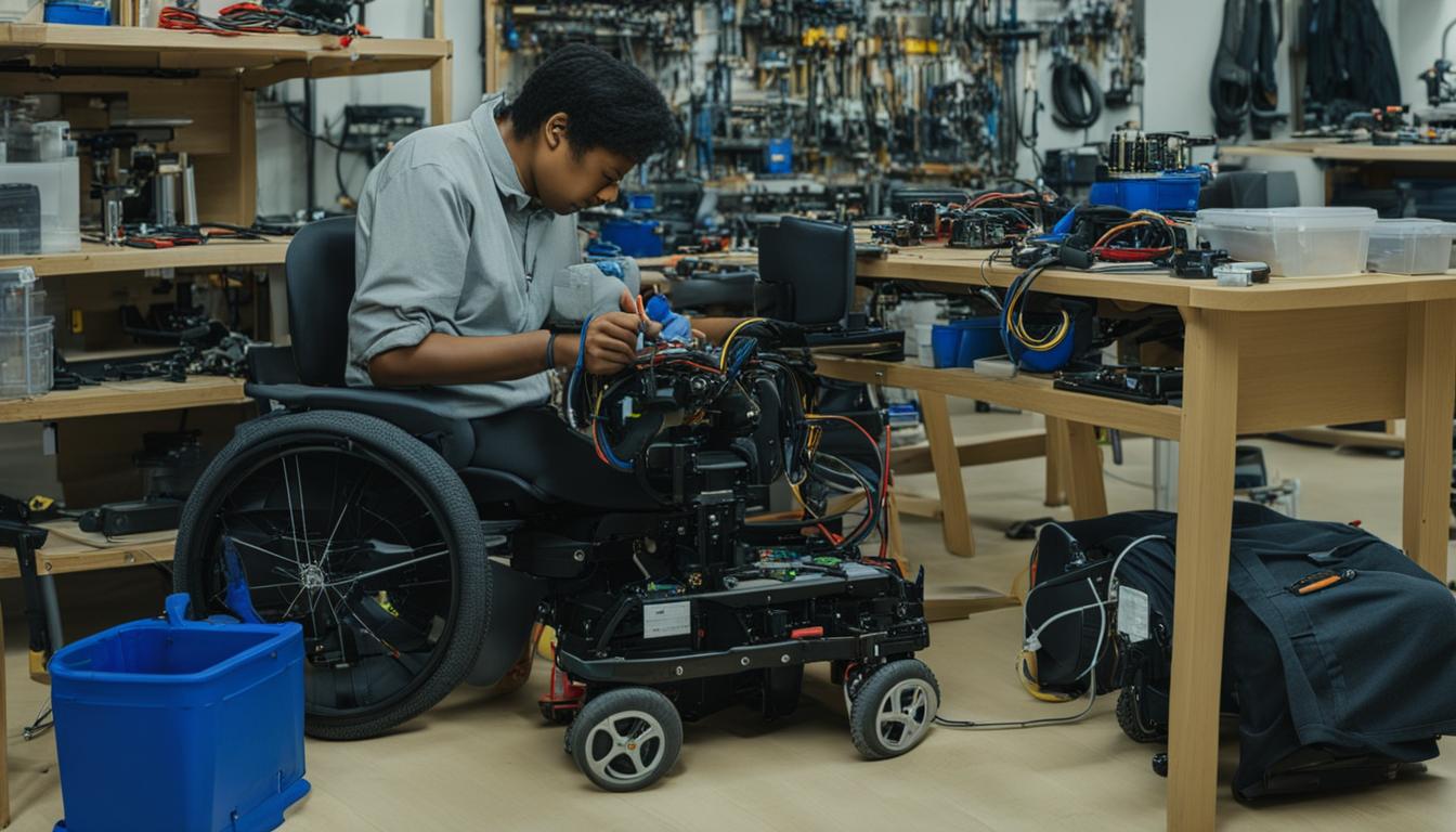 站立電動輪椅的電路系統保養與維修