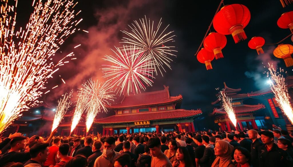 農曆新年甩炮