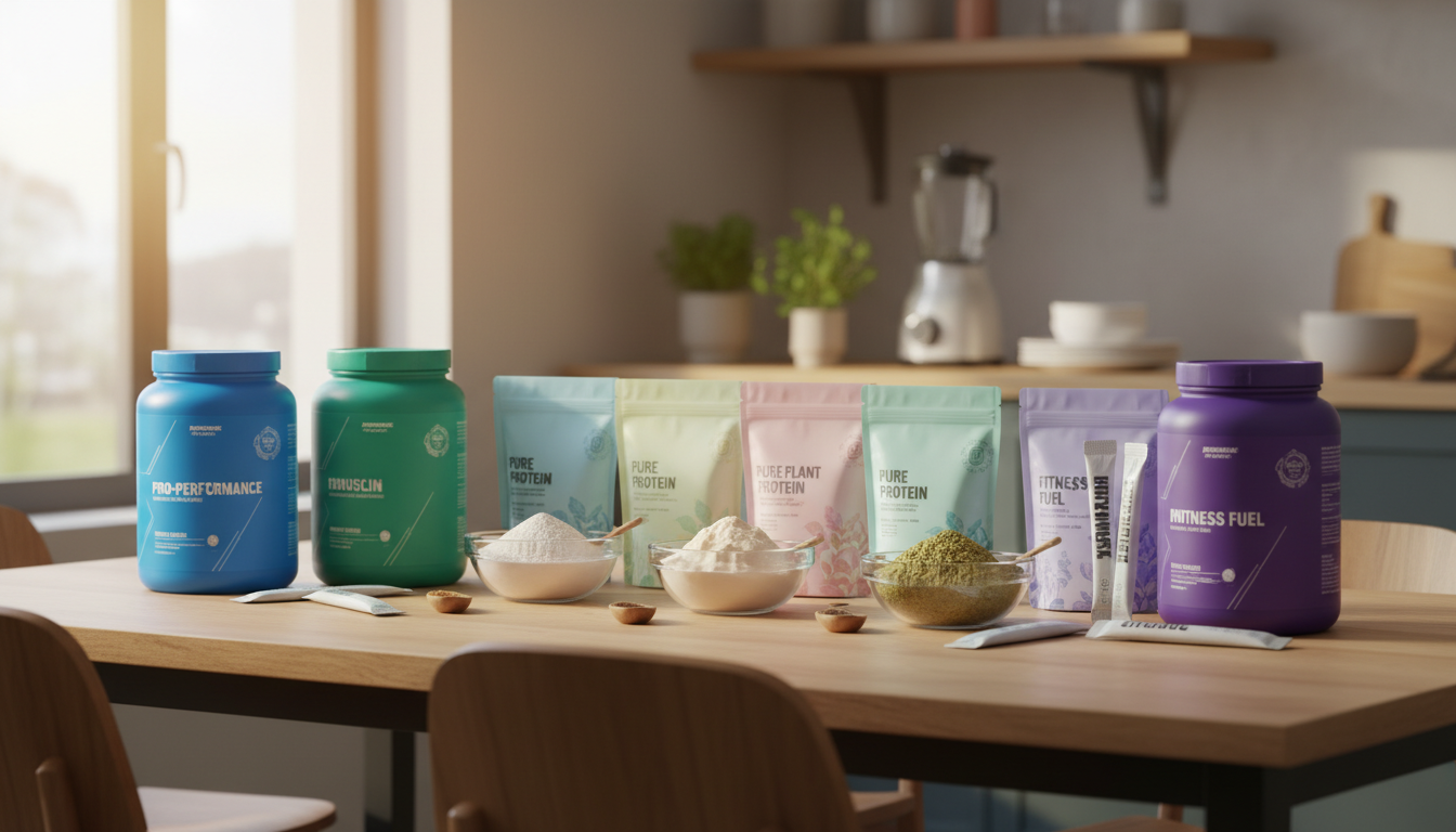 protein powder packing